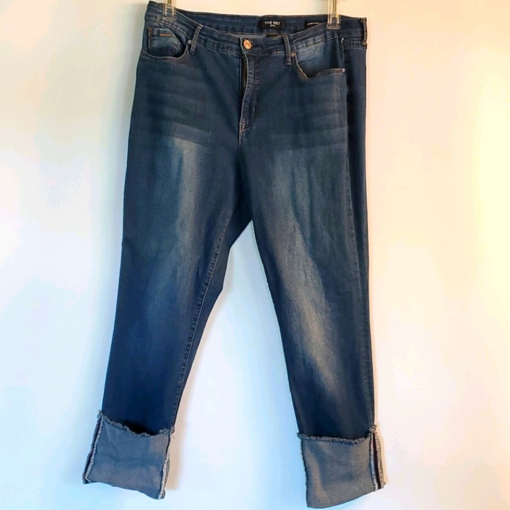 Nine West Cuffed Crop Jeans